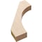 Ekena Millwork 3-inch W x 18-inch D x 24-inch H Westlake Rough Cedar Woodgrain TimberThane Knee Brace, Primed BRCUR03X18X24WTLRCPR - alternate 4